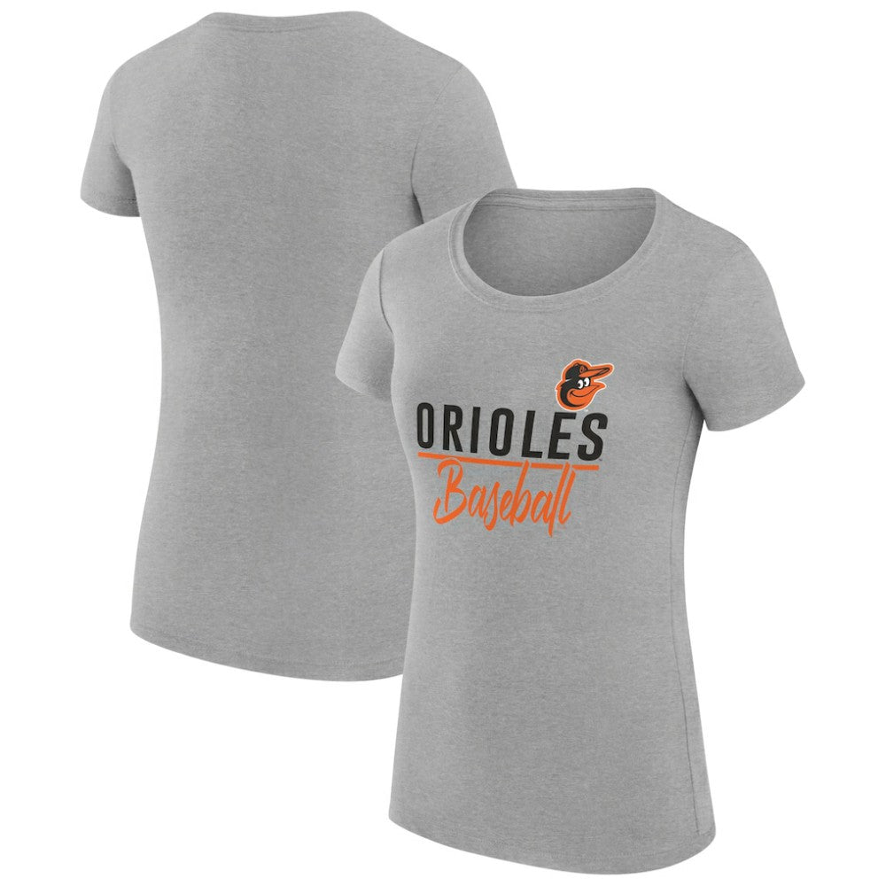 Baltimore Orioles G-III 4Her by Carl Banks Women's Super-Slim Fit Lightweight Team Graphic T-Shirt Discount