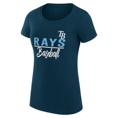 Tampa Bay Rays G-III 4Her by Carl Banks Women's Super-Slim Fit Lightweight Team Graphic T-Shirt Online