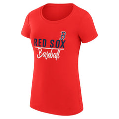 Boston Red Sox G-III 4Her by Carl Banks Women's Super-Slim Fit Lightweight Team Graphic T-Shirt Discount