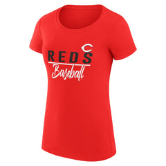 Cincinnati Reds G-III 4Her by Carl Banks Women's Super-Slim Fit Lightweight Team Graphic T-Shirt Discount