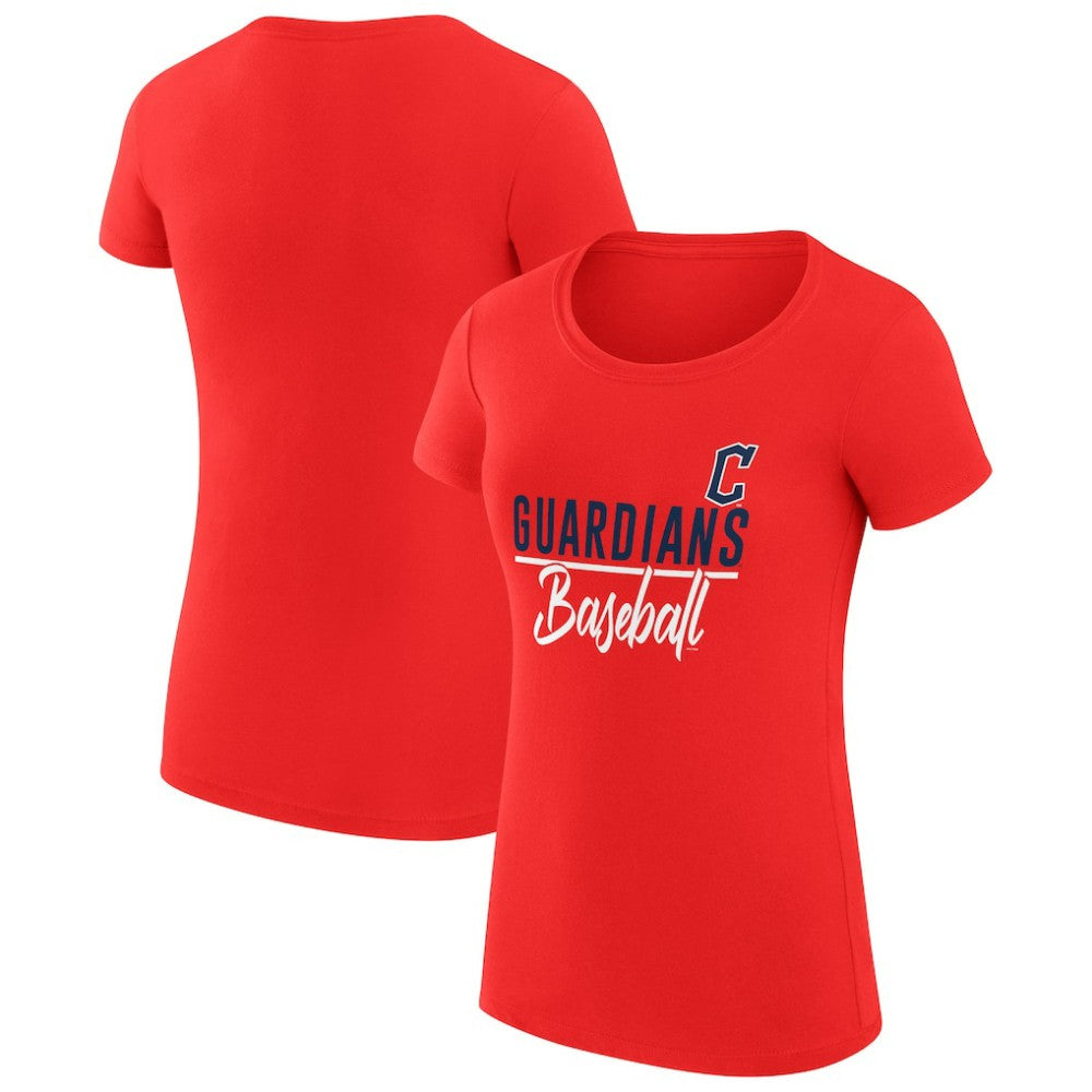Cleveland Guardians G-III 4Her by Carl Banks Women's Super-Slim Fit Lightweight Team Graphic T-Shirt Online