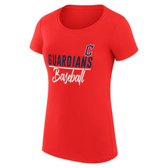 Cleveland Guardians G-III 4Her by Carl Banks Women's Super-Slim Fit Lightweight Team Graphic T-Shirt Online