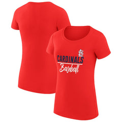 St. Louis Cardinals G-III 4Her by Carl Banks Women's Super-Slim Fit Lightweight Team Graphic T-Shirt Online