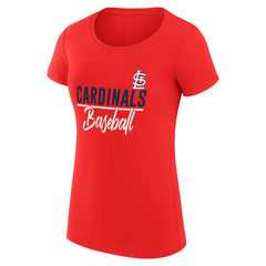 St. Louis Cardinals G-III 4Her by Carl Banks Women's Super-Slim Fit Lightweight Team Graphic T-Shirt Online