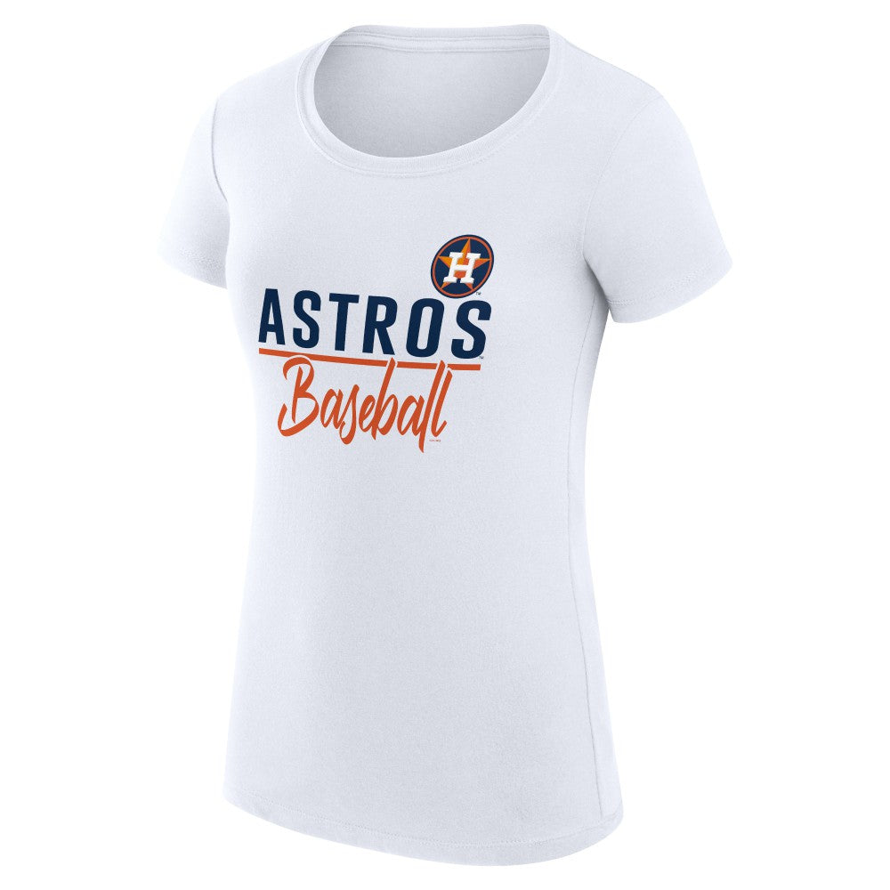 Houston Astros G-III 4Her by Carl Banks Women's Super-Slim Fit Lightweight Team Graphic T-Shirt for sale