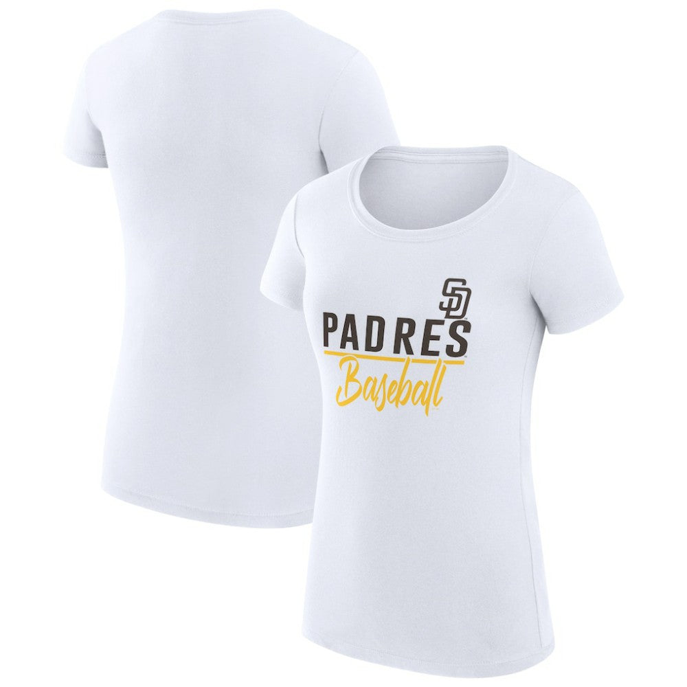 San Diego Padres G-III 4Her by Carl Banks Women's Super-Slim Fit Lightweight Team Graphic T-Shirt for sale