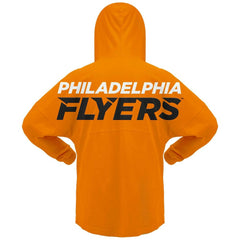 Philadelphia Flyers Fanatics Women's Jersey Lace-Up V-Neck Long Sleeve Hoodie T-Shirt - Orange | Fanatics online