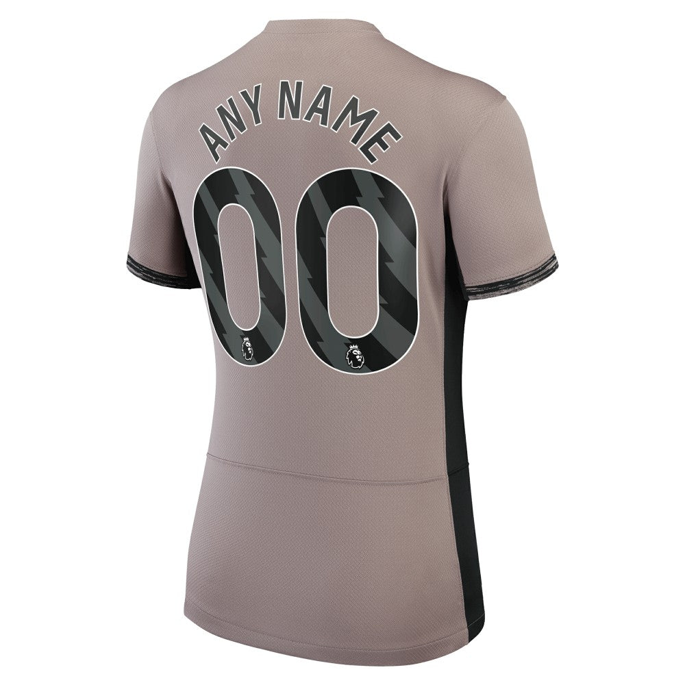 Nike - Tottenham Hotspur Women's 2023/24 Third Stadium Replica Custom Jersey – Tan