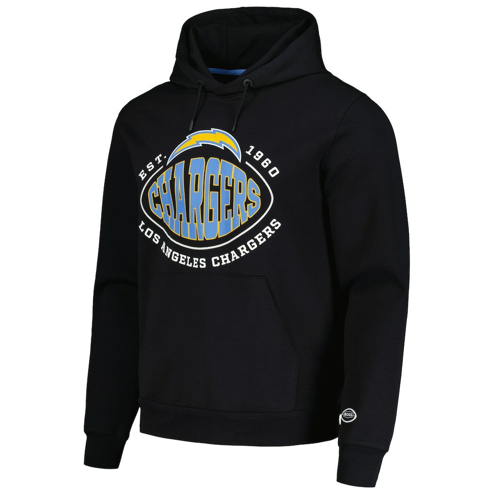Los Angeles Chargers BOSS X NFL Touchback Pullover Hoodie - Black - NFL