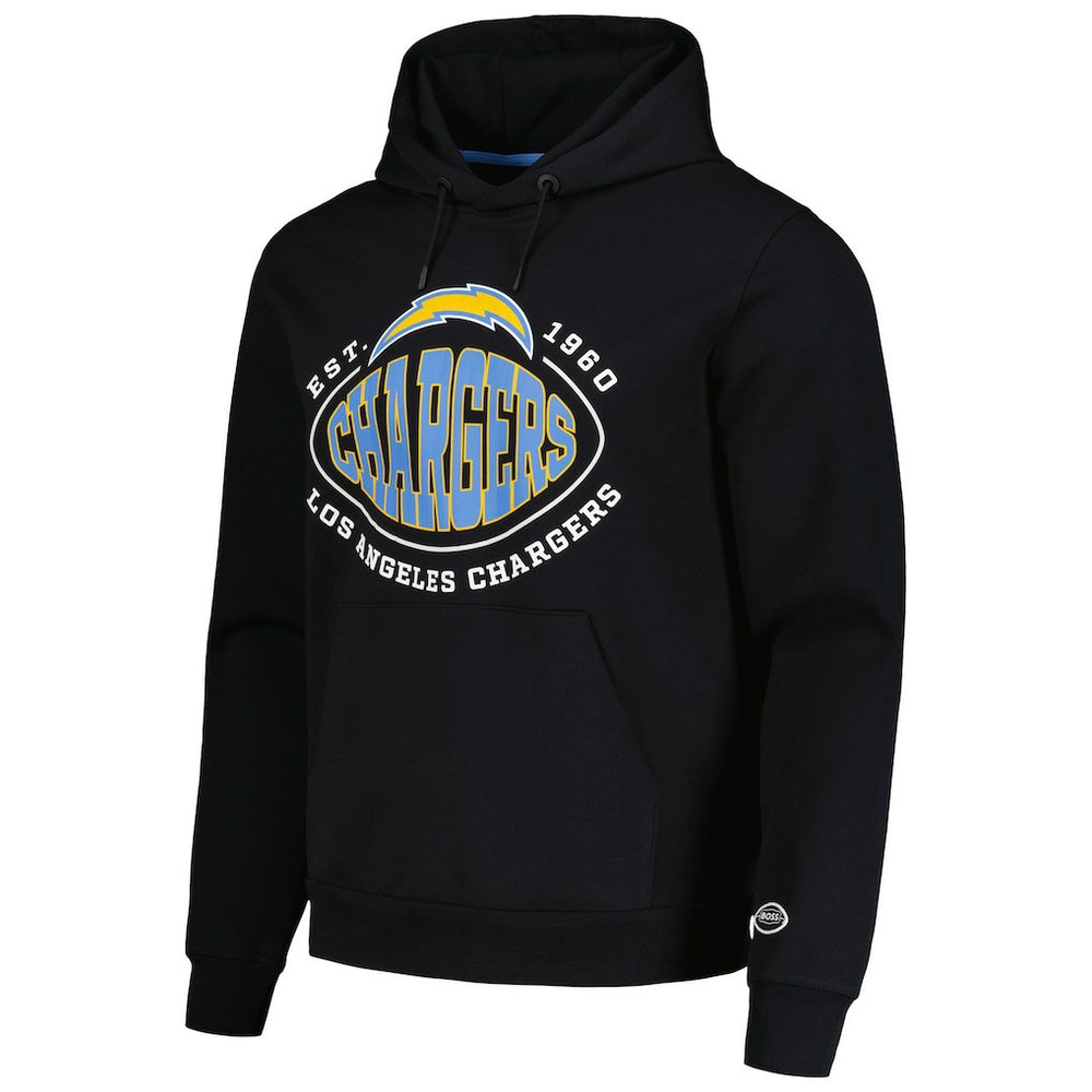 Los Angeles Chargers BOSS X NFL Touchback Pullover Hoodie - Black - NFL