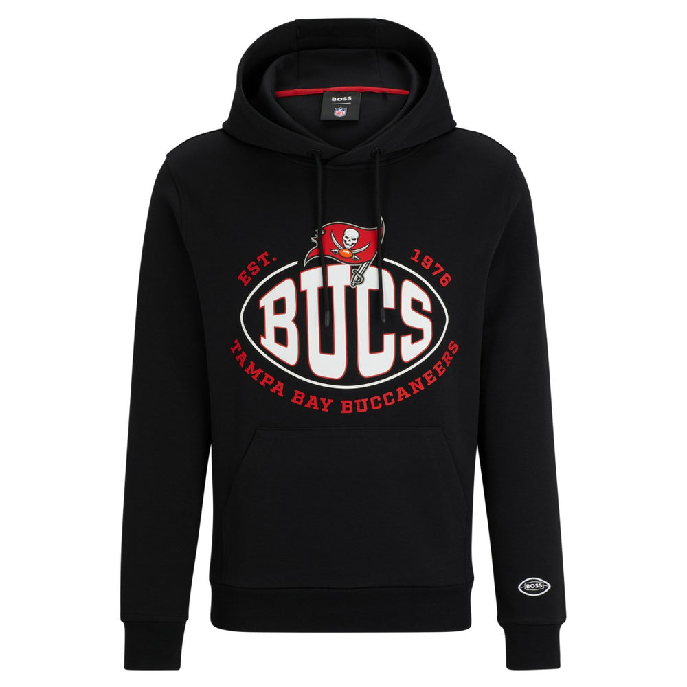 Tampa Bay Buccaneers BOSS X NFL Touchback Pullover Hoodie - Black - NFL