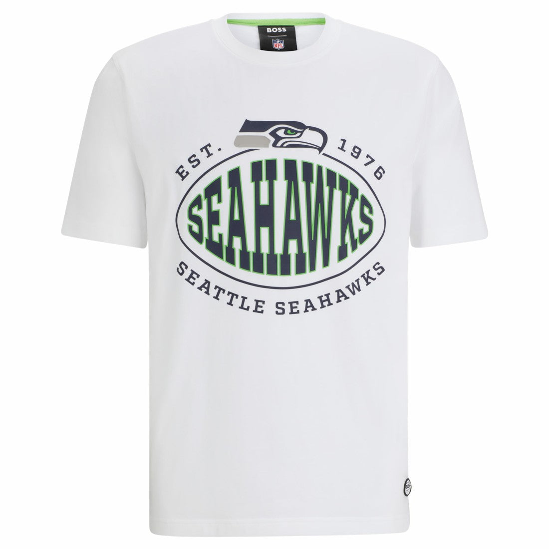 Seattle Seahawks BOSS X NFL Trap T-Shirt - White - NFL