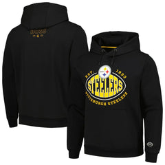 Pittsburgh Steelers BOSS X NFL Touchback Pullover Hoodie - Black - NFL