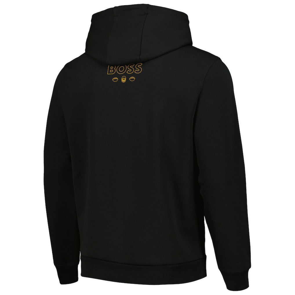 Pittsburgh Steelers BOSS X NFL Touchback Pullover Hoodie - Black - NFL