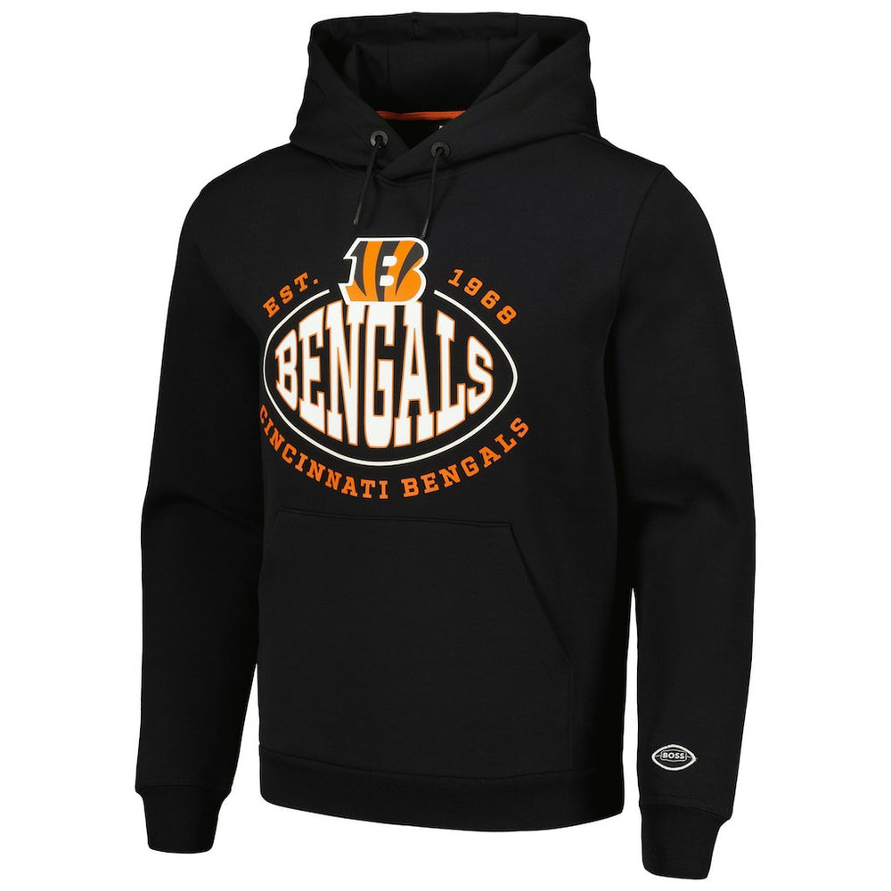 Cincinnati Bengals BOSS X NFL Touchback Pullover Hoodie - Black - NFL