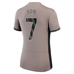Nike - Son Heung-Min Tottenham Hotspur Women's 2023/24 Third Stadium Replica Player Jersey – Tan