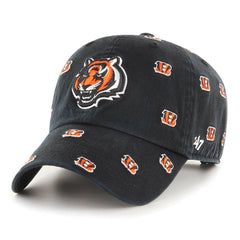 Cincinnati Bengals '47 Confetti Clean Up Adjustable Hat - Black - 47 brand