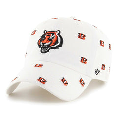 Cincinnati Bengals '47 Confetti Clean Up Adjustable Hat - White - 47 brand