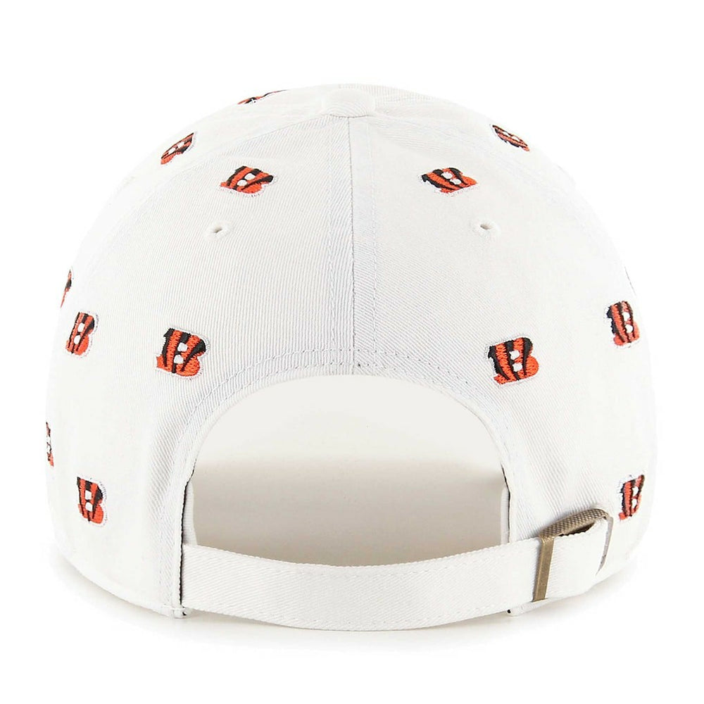 Cincinnati Bengals '47 Confetti Clean Up Adjustable Hat - White - 47 brand
