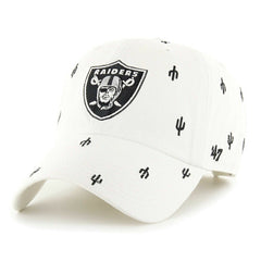 Las Vegas Raiders '47 Confetti Clean Up Adjustable Hat - White - 47 brand