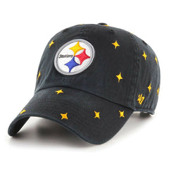 Pittsburgh Steelers '47 Confetti Clean Up Adjustable Hat - Black - 47 brand