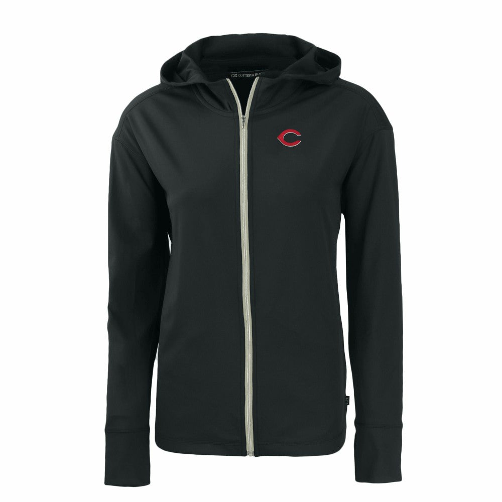 Cincinnati Reds Cutter & Buck Women's Daybreak Eco Recycled Full-Zip Hoodie Online