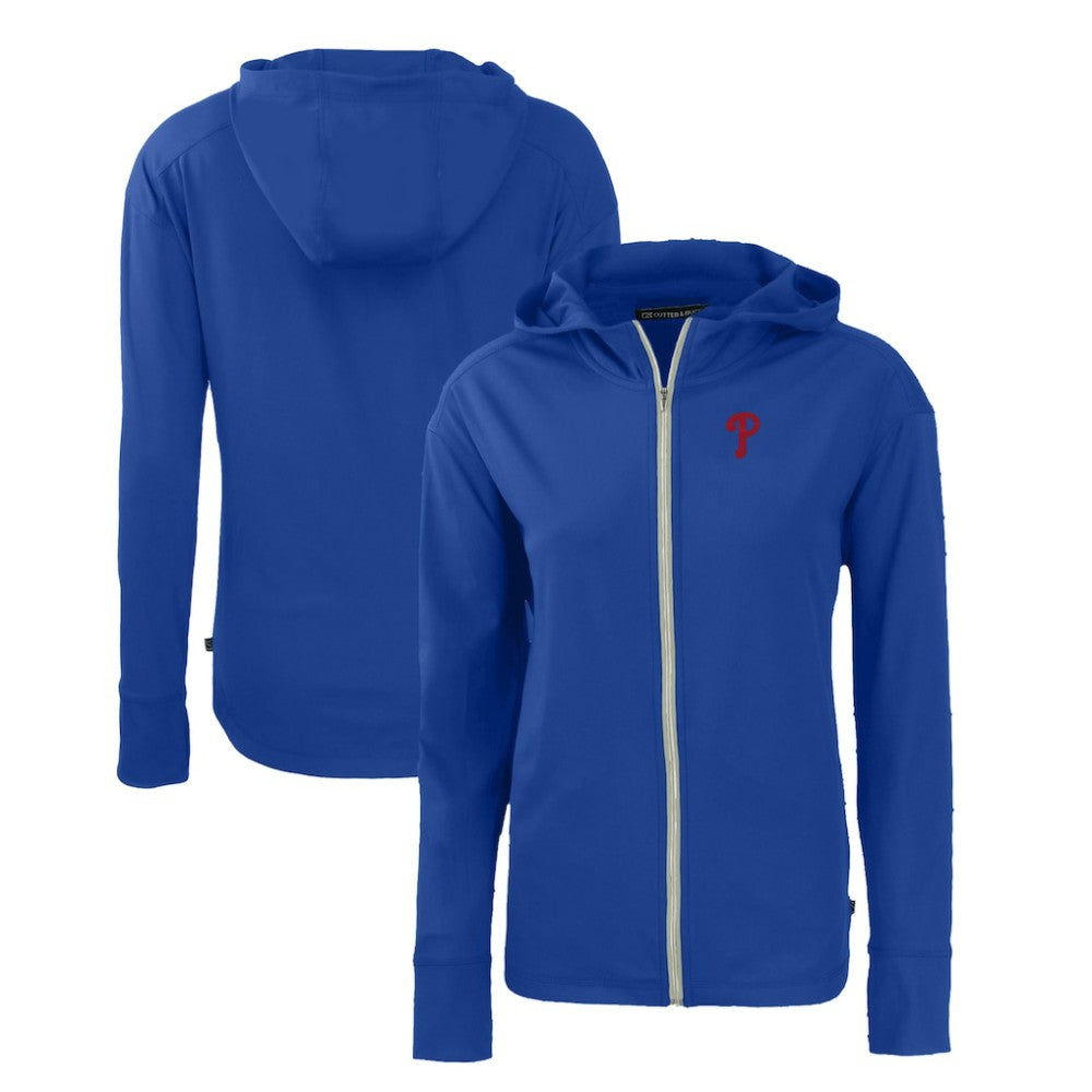 Philadelphia Phillies Cutter & Buck Women's Daybreak Eco Recycled Full-Zip Hoodie Outlet