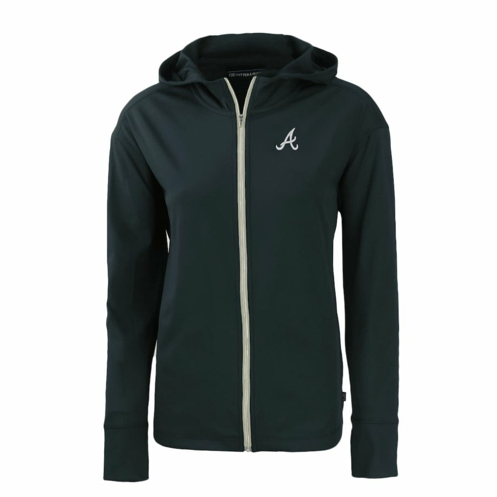 Atlanta Braves Cutter & Buck Women's Daybreak Eco Recycled Full-Zip Hoodie Discount