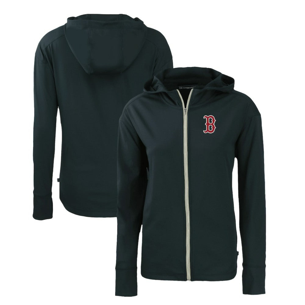 Boston Red Sox Cutter & Buck Women's Daybreak Eco Recycled Full-Zip Hoodie Discount