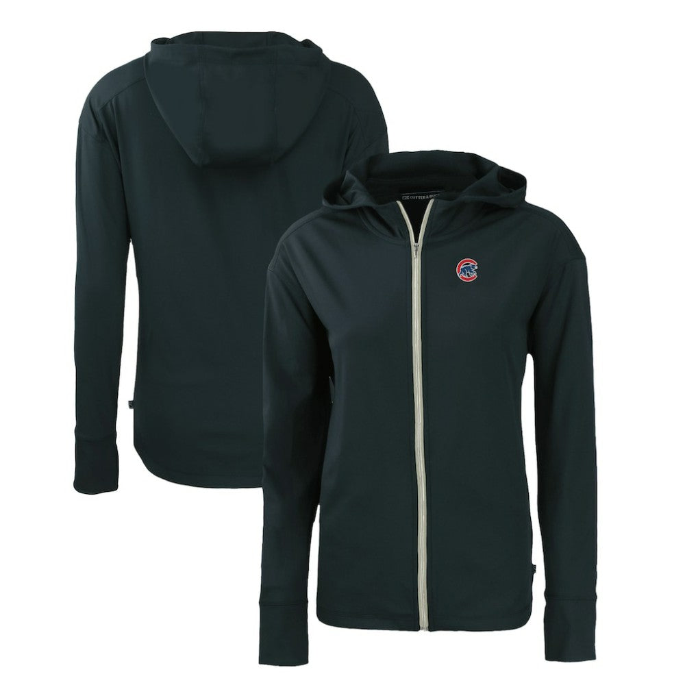 Chicago Cubs Cutter & Buck Women's Daybreak Eco Recycled Full-Zip Hoodie Outlet