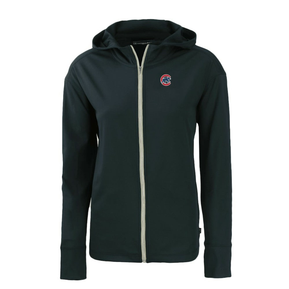 Chicago Cubs Cutter & Buck Women's Daybreak Eco Recycled Full-Zip Hoodie Outlet