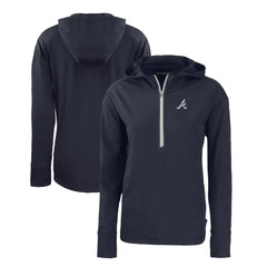 Atlanta Braves Cutter & Buck Women's Daybreak Eco Recycled Half-Zip Hoodie Online