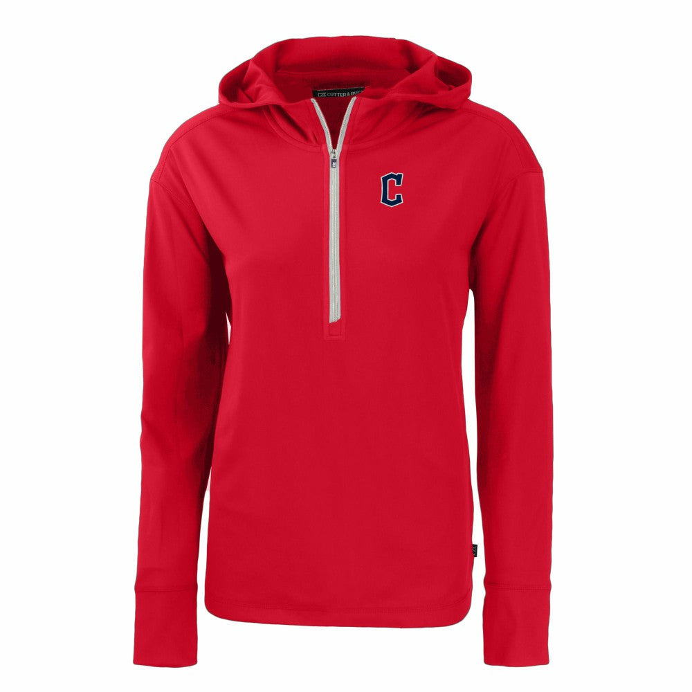 Cleveland Guardians Cutter & Buck Women's Daybreak Eco Recycled Half-Zip Hoodie Discount