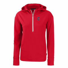 Cleveland Guardians Cutter & Buck Women's Daybreak Eco Recycled Half-Zip Hoodie Discount