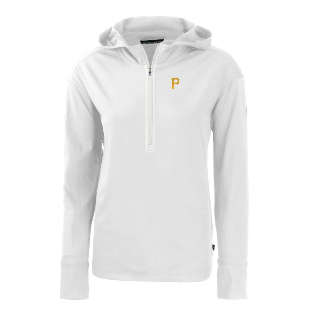 Pittsburgh Pirates Cutter & Buck Women's Daybreak Eco Recycled Half-Zip Hoodie Sale