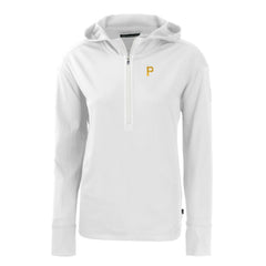 Pittsburgh Pirates Cutter & Buck Women's Daybreak Eco Recycled Half-Zip Hoodie Sale