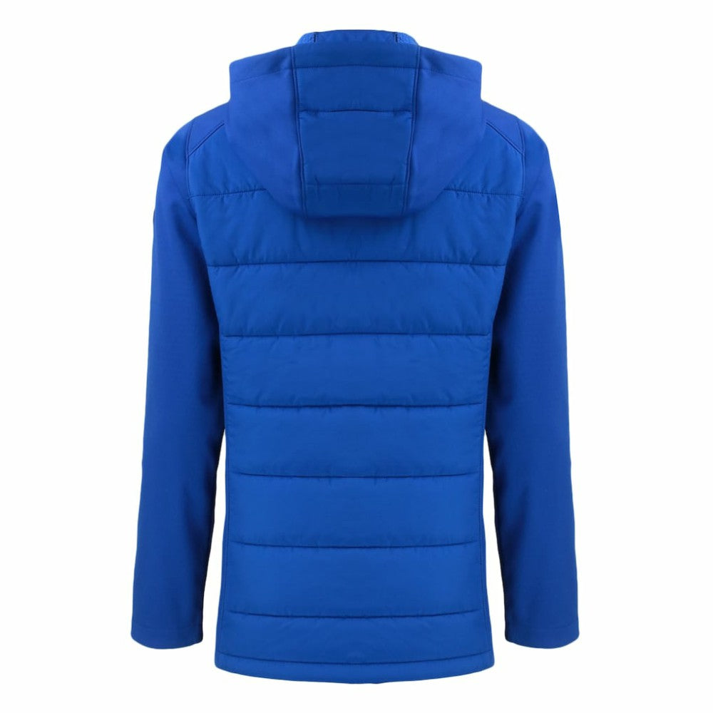Los Angeles Dodgers Cutter & Buck Women's Evoke Hybrid Eco Softshell Recycled Full-Zip Hoodie Jacket for sale