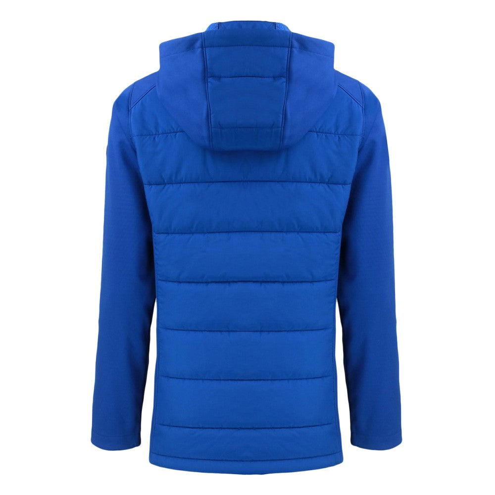 New York Mets Cutter & Buck Women's Evoke Hybrid Eco Softshell Recycled Full-Zip Hoodie Jacket Outlet