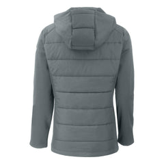 Athletics Cutter & Buck Women's Evoke Hybrid Eco Softshell Recycled Full-Zip Hoodie Jacket Outlet