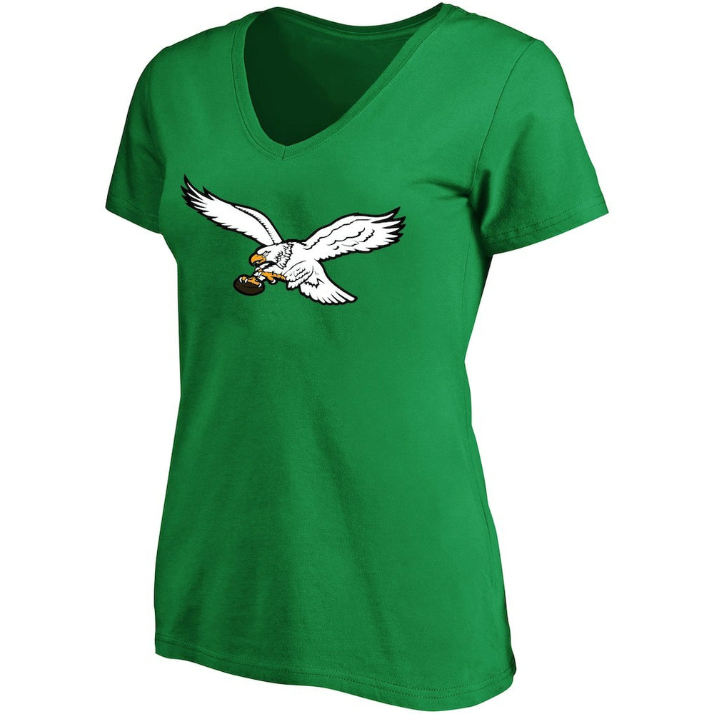 Jalen Hurts Philadelphia Eagles Women's Plus Size Fair Catch Name & Number Scoop Neck T-Shirt - Kelly Green - NFL