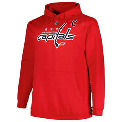 Alexander Ovechkin Washington Capitals Profile Big & Tall Name & Number Pullover Hoodie - Red | NHL Lifestyle