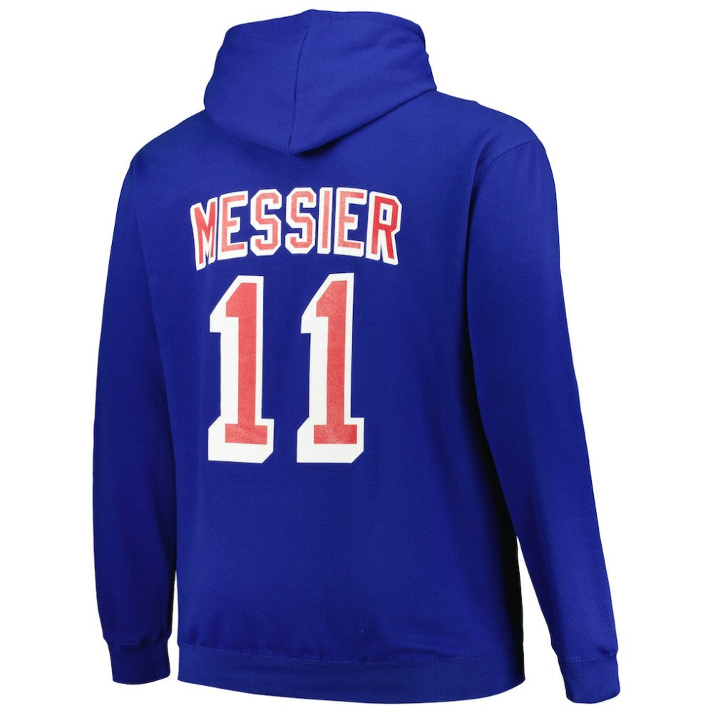 Mark Messier New York Rangers Mitchell & Ness Name & Number Pullover Hoodie - Blue | NHL discount