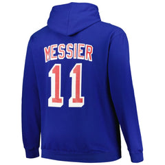 Mark Messier New York Rangers Mitchell & Ness Name & Number Pullover Hoodie - Blue | NHL discount