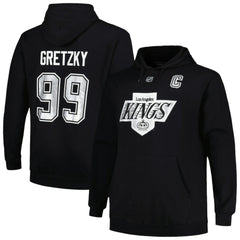 Wayne Gretzky Los Angeles Kings Mitchell & Ness Name & Number Pullover Hoodie - Black | NHL Lifestyle