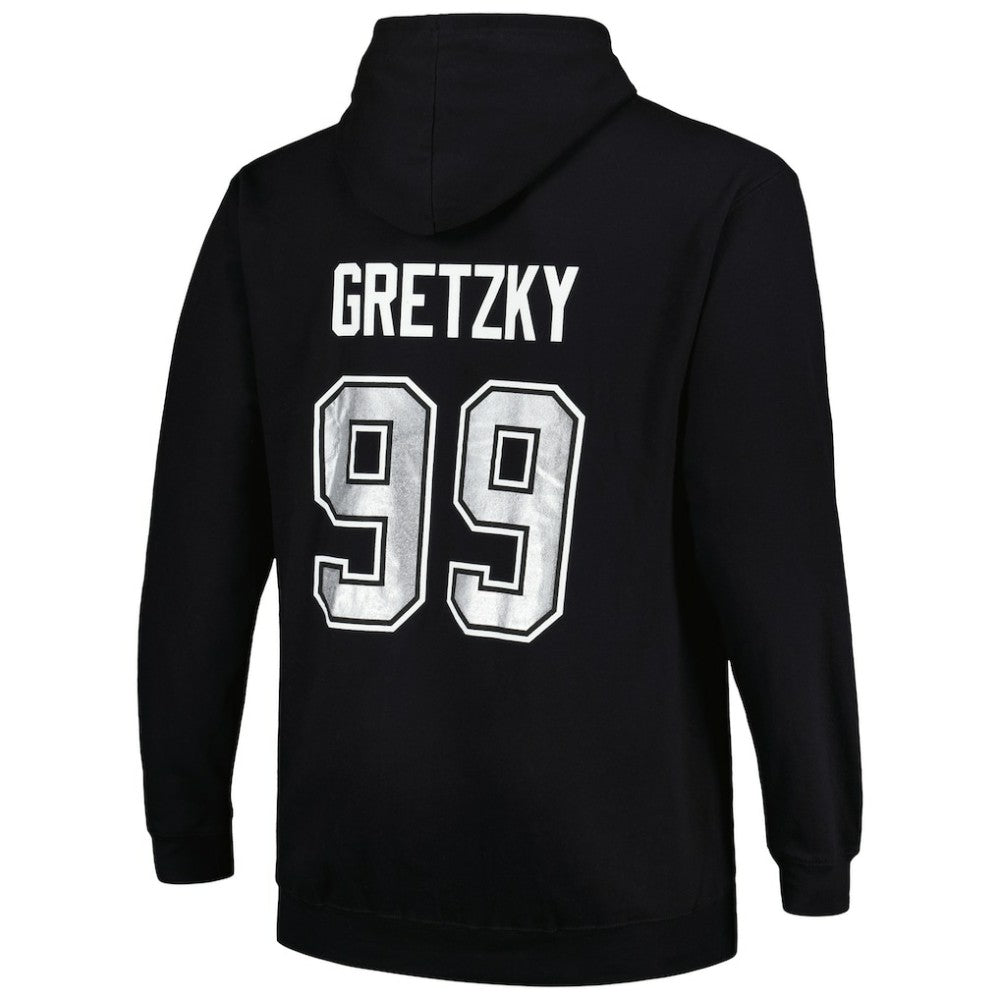 Wayne Gretzky Los Angeles Kings Mitchell & Ness Name & Number Pullover Hoodie - Black | NHL Lifestyle