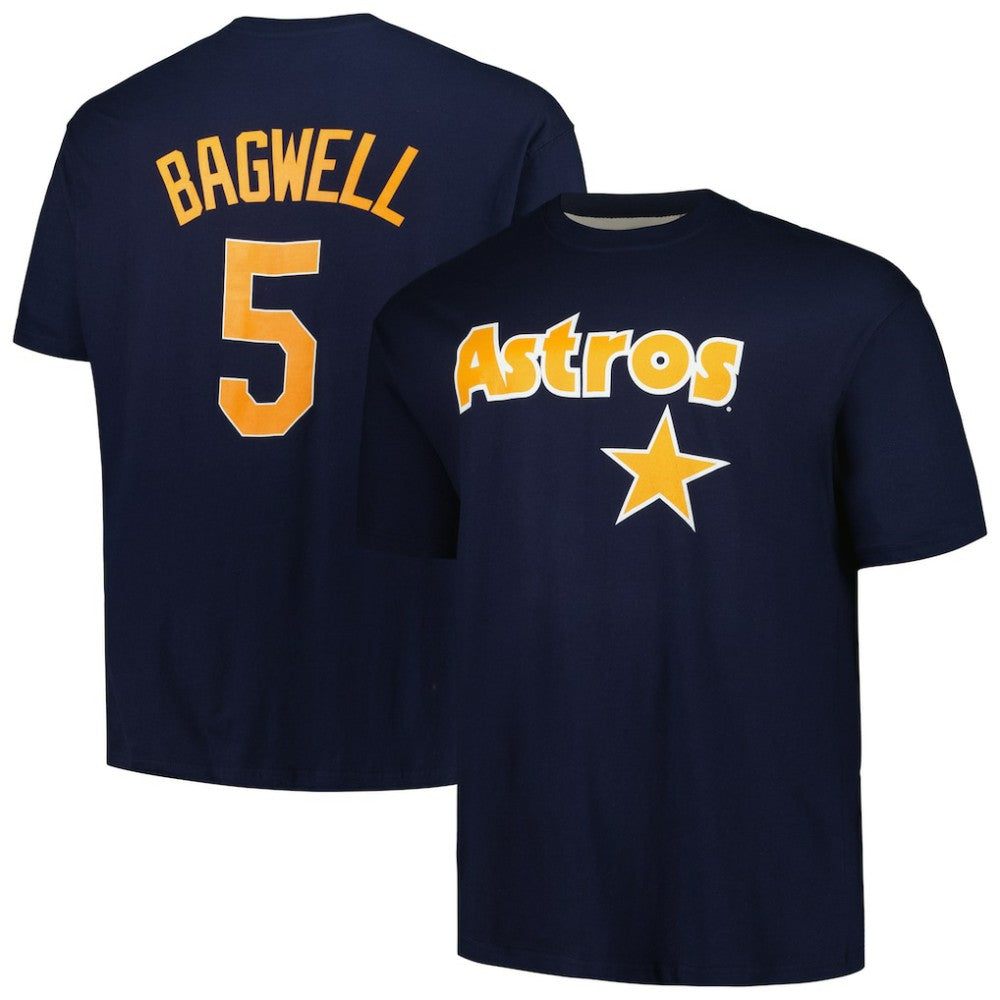 Jeff Bagwell Houston Astros Profile Big & Tall Cooperstown Collection Player Name & Number T-Shirt Sale