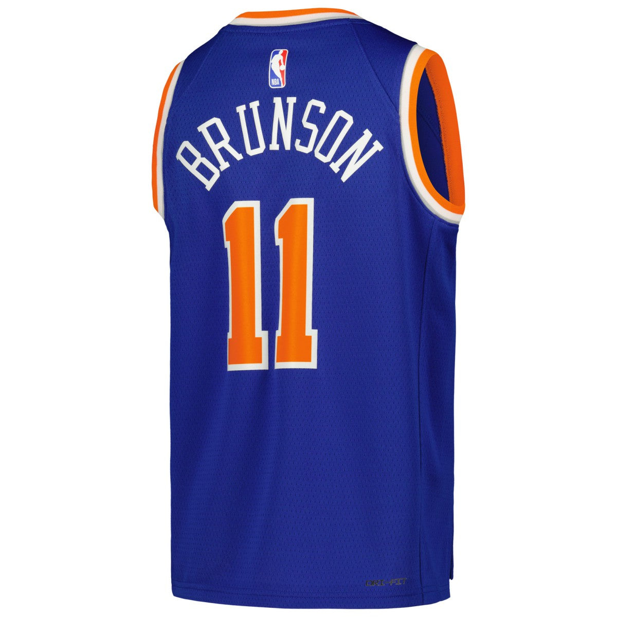 Nike Jalen Brunson New York Knicks Youth Swingman Jersey Icon Edition Blue