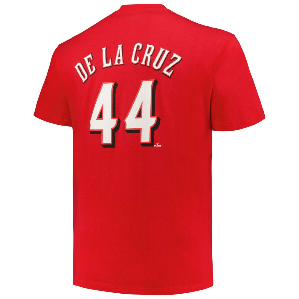 Elly De La Cruz Cincinnati Reds Fanatics Big & Tall Name & Number T-Shirt Outlet