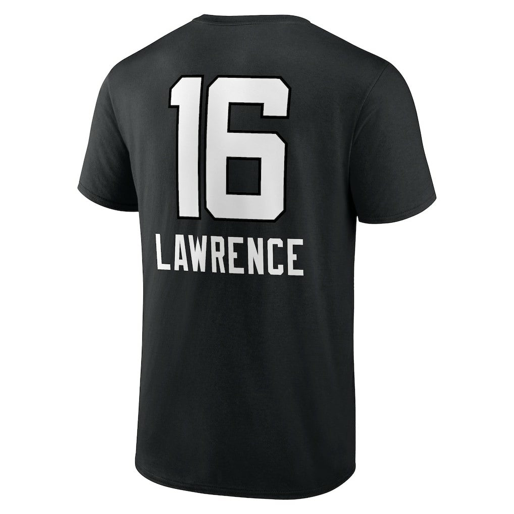 Trevor Lawrence Jacksonville Jaguars Team Wordmark Name & Number T-Shirt - Black - NFL