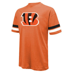 Joe Burrow Cincinnati Bengals Majestic Threads Name & Number Oversize Fit T-Shirt - Orange - NFL